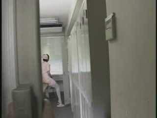 Get down and dirty with a kinky Oriental Nurse in a wild doggy style ride!