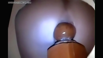 7270668 huge anal gape fucks a monster bedpost knob