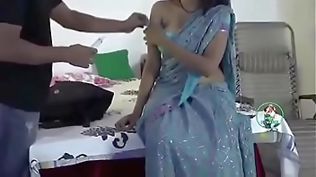 Hot Indian Bhabhi romance With Doctor at Home