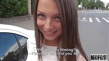 Cutie Gets Roadside Anal video starring Foxy Di - Mofos.com