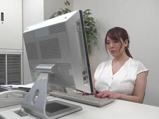 Hitomi Tanaka's massive titties will make you drool in her slutty office lady outfit – guaranteed to fulfill your XXX fantasies!