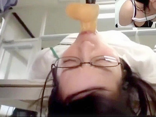 Japanese Office Lady's Horny Deep Throat Pov in HD