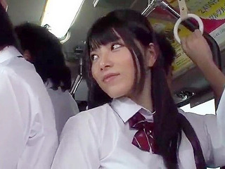 Wet and Wild Public Bus Fucking with Nippon Express Ai Uehara's XXX Toy