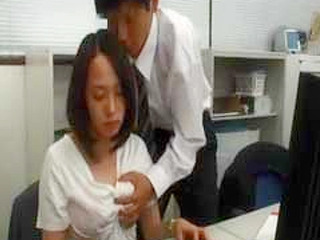Japanese Porn Star Fucking Herself with Nippon Toy and Thai Massage Oil, Making Your Office Colleagues Jealous!
